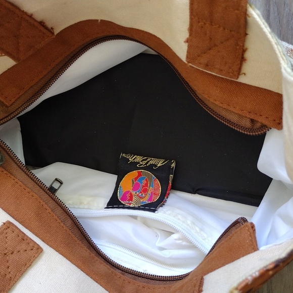 LAUREL BURCH Cat Lady Bag Ancestral Cats Zippered - Picture 13 of 14